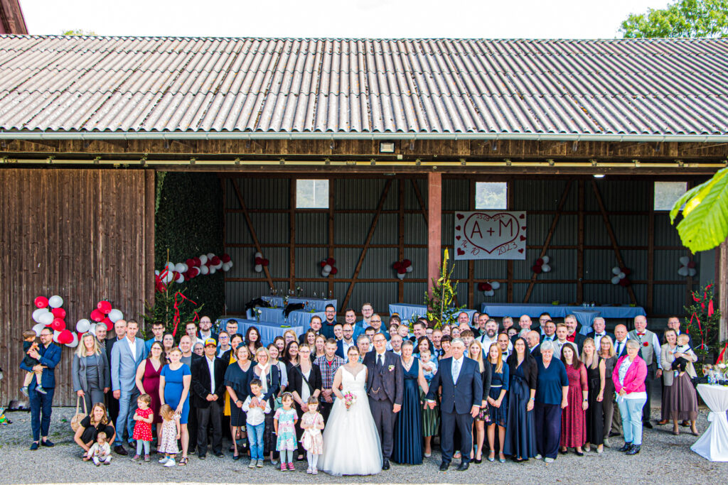 Hochzeitsreportage - Kirchliche Hochzeit Brautpaar, Gäste, Stimmung, Eventlocation & Kirche
