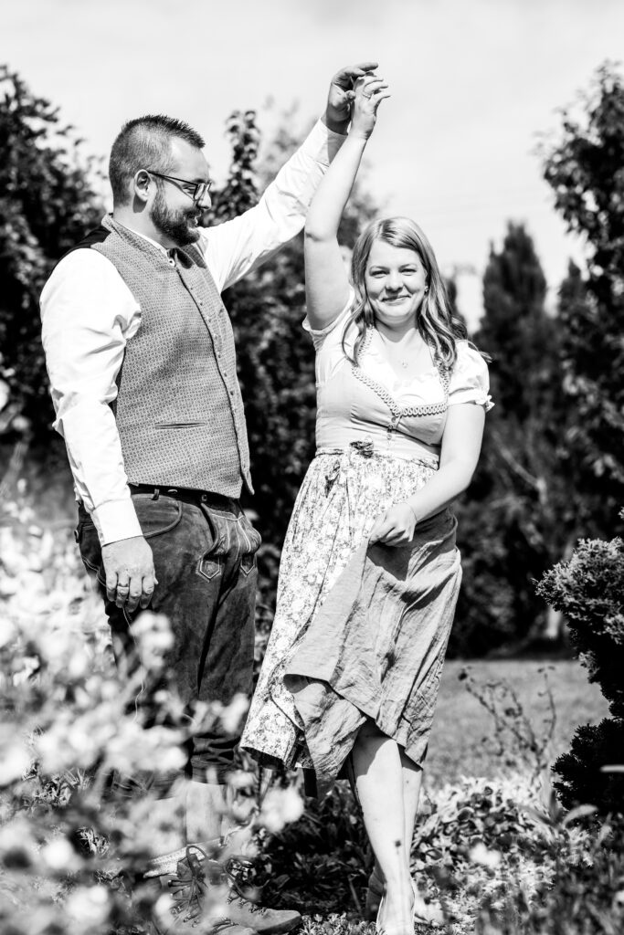 Familienreportage im Garten