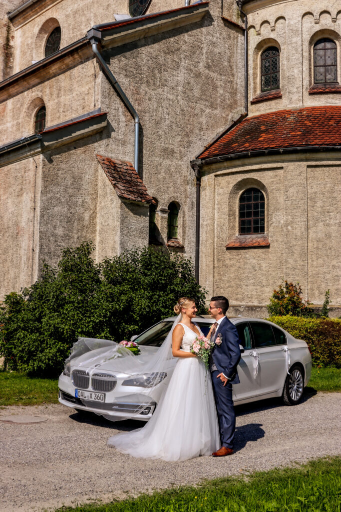 Hochzeitsreportage - Brautpaar, Gäste, Kirche, Eventlocation, Schlossgarten