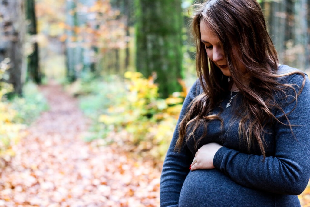 Schwangerschaftsreportage - Wald
