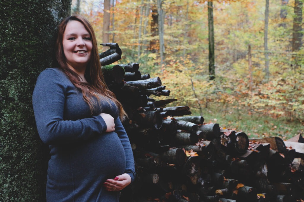 Schwangerschaftsreportage - Wald