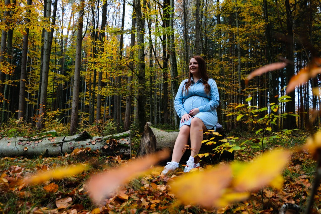 Schwangerschaftsreportage - Wald