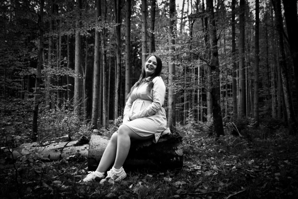Schwangerschaftsreportage - Wald