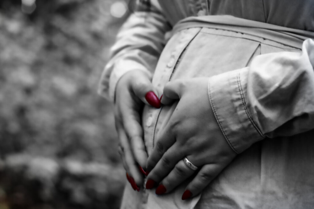 Schwangerschaftsreportage - Wald