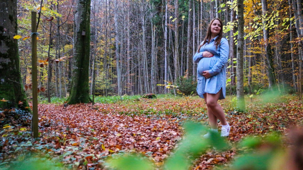 Schwangerschaftsreportage - Wald