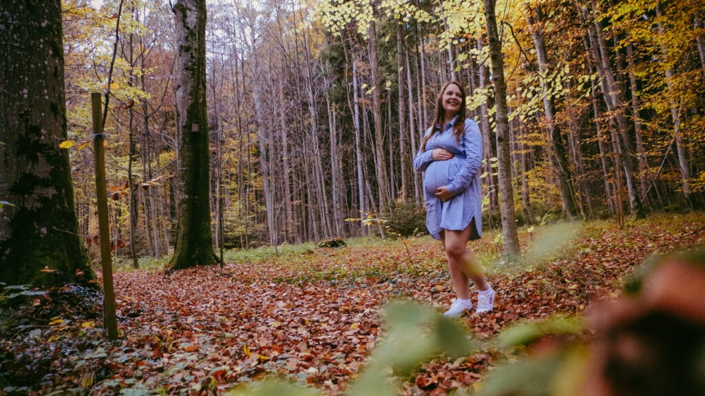 Schwangerschaftsreportage - Wald