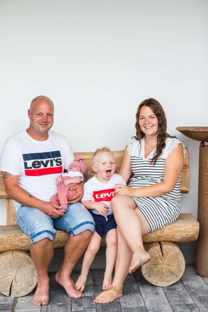 Fotoreportage - neugeborenes Baby