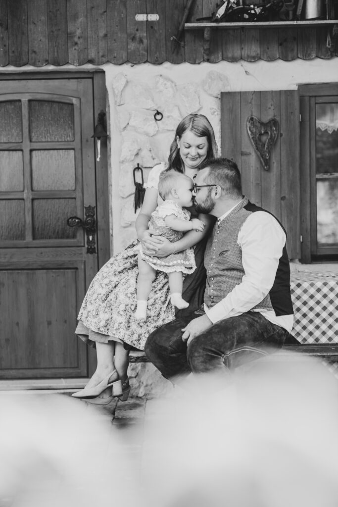 Familienreportage im Garten