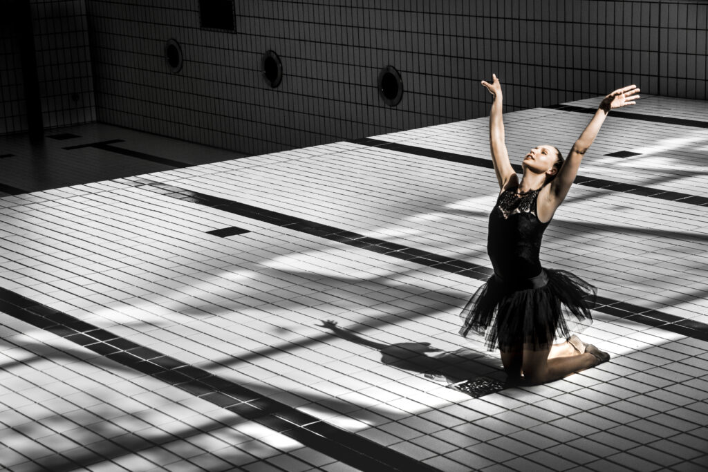 Hallenbad Balletttanzreportage