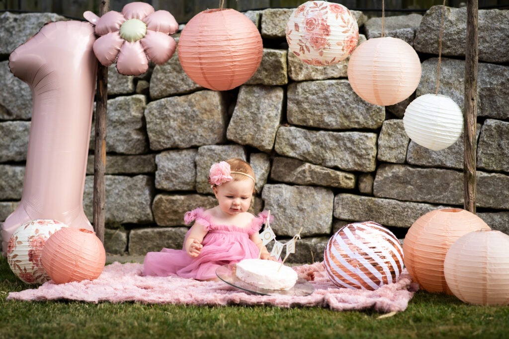 Cake Smash Reportage - Pink little Girl