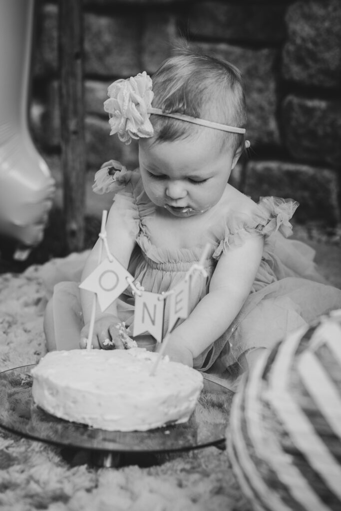 Cake Smash Reportage - Pink little Girl