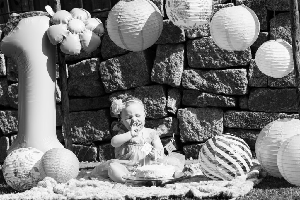Cake Smash Reportage - Pink little Girl
