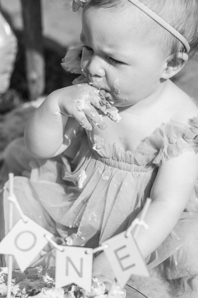 Cake Smash Reportage - Pink little Girl