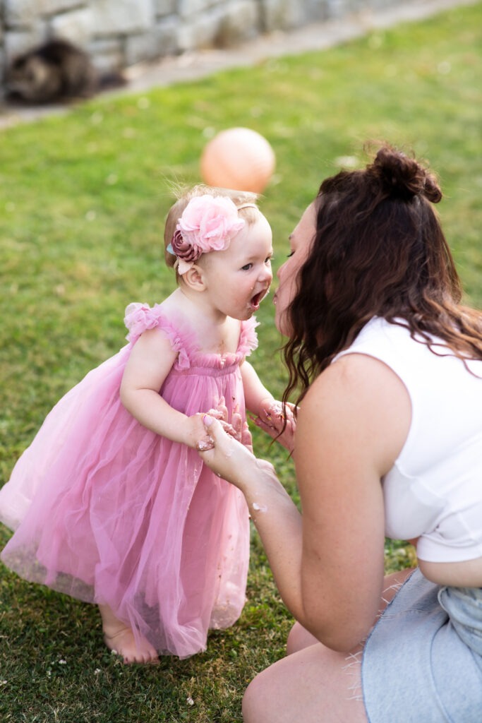 Cake Smash Reportage - Pink little Girl